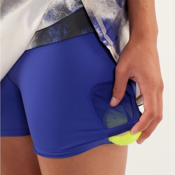 Y2K Lululemon Pace Setter Skirt Shorts Tall Milky Way Multi Print Size 4 Rare - Picture 10 of 11